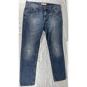 Banana Republic Boyfriend Jeans | Petite 26 / 2P | Distressed Medium Wash